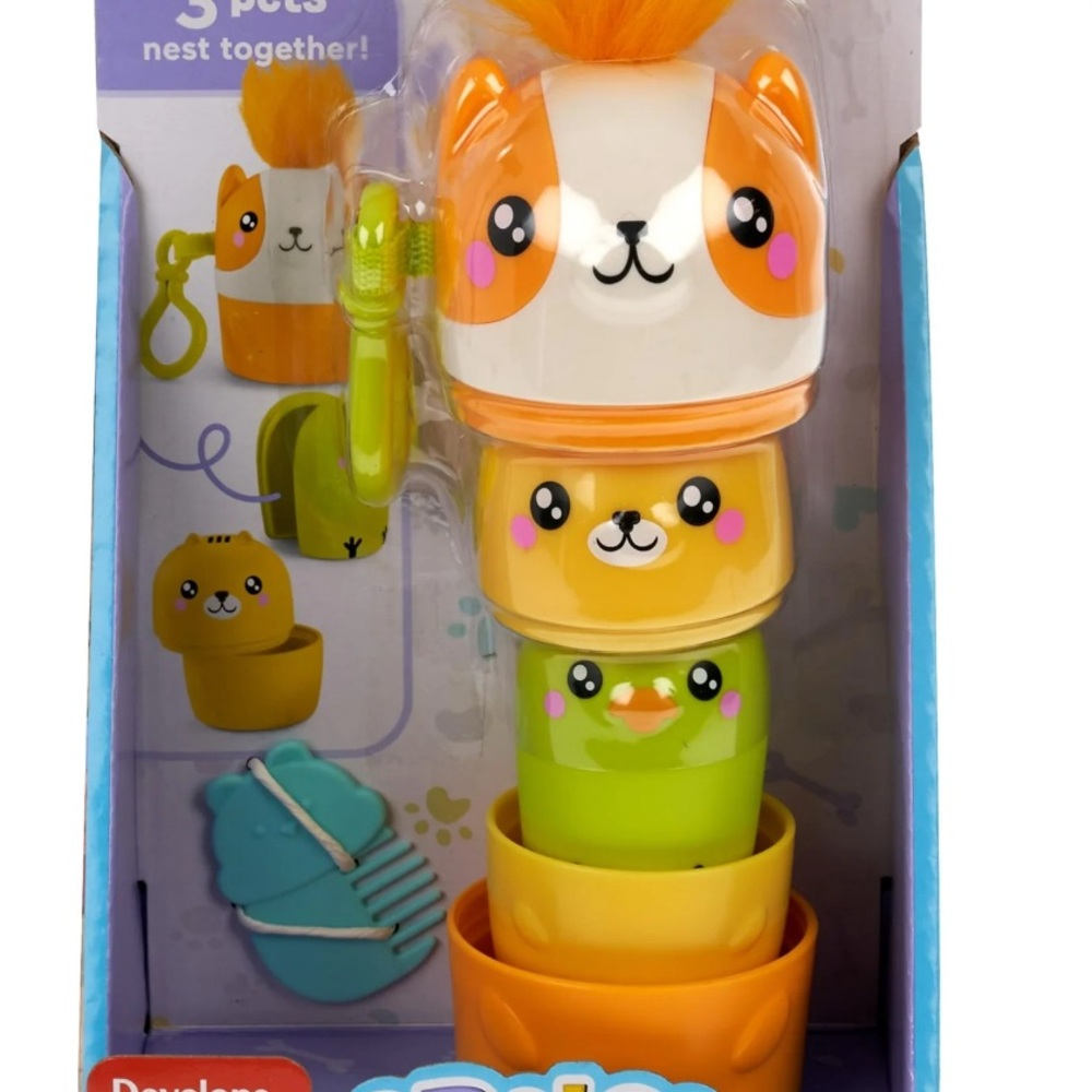 New! Fisher Price On the Go Nesting Pets Set